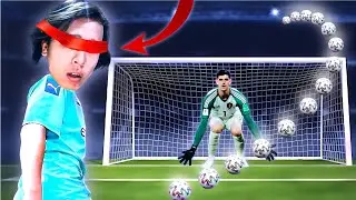 KO'ZIMNI YUMIB GOL URSAM YUTAMAN! **FUTBOL CHELENJ**