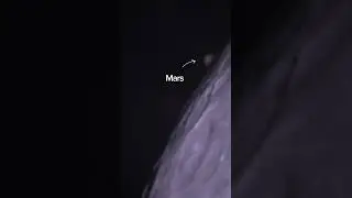 Mars and moon occultation. 
