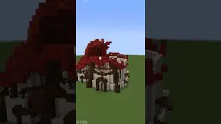 Mushroom House | #minecraft #minecraftshorts