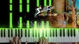 Edge of Thorns (Savatage) - Piano/Teclado tutorial (Keyboard Tutorial)