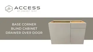 Access Base Corner Blind Cabinet Drawer Over Door Assembly - Access by Cabinet Joint