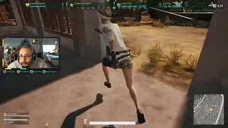 Knocking a nub in PUBG with Cmoney