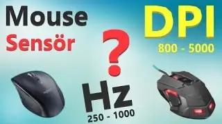 Mouse DPİ Nedir. Ayarları ve Nelere dikkat edilmeli.? 125Hz, 500Hz