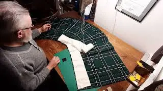 The new MacLean kilt, plus some further observations about 'setting' the canvas