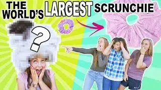 Making the WORLD'S LARGEST SCRUNCHIE!