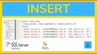 SQL Server Como Fazer um  INSERT✅