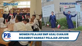 Japanese Students Enthusiastically Welcome Cianjur Middle School Students, a Cultural Exchange Be...