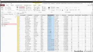 25 Access 2013 Sorting table data