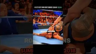 Wrestlers who beat Brock Lesnar Clean 👀😮 || edit