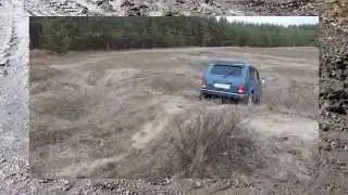 #189. Нива с блокировками на склоне [АВТО 4x4]