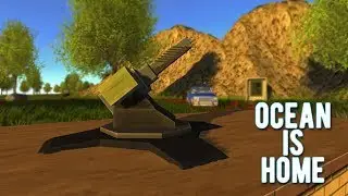 Ocean is Home: Survival island - Проник в ангар и купил турель для безопасности