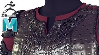Modeling a Viking Shield Maiden Costume in Maya and Zbrush