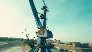 Abandoned port of Belgrade fpv