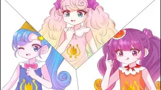 새콤달콤 캐치! 티니핑 샤샤핑&포실핑&말랑핑 스피드 페인팅 / RN례네