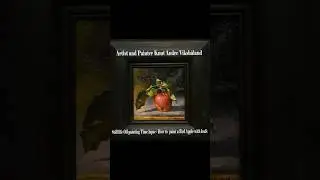 #Stilllife #Oilpainting #Timelapse #Howtopaint a RedApple with leafs #artist  #knutandrevikshåland