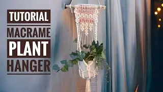 Tutorial macrame Plant Hanger. New design. DIY Plant hanger macrame.