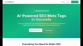 SEOMeta.io - Generate SEO Meta Tags from Sitemap with AI