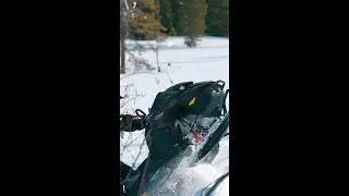 Lynx sled goes nose-to-sky