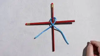 Teach you how to fix the cross stick, simple, fast and firm