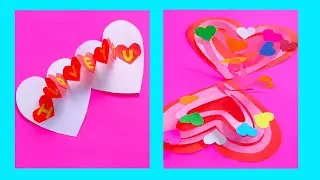Valentine's day craft ideas | Heart 💖 pop-up card  | Valentine's day gift ideas
