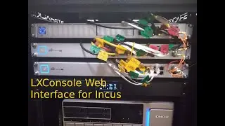 LXConsole Web Interface for Incus
