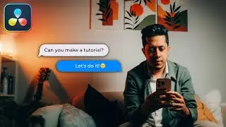 How to do the TEXT MESSAGE Effect on Davinci Resolve