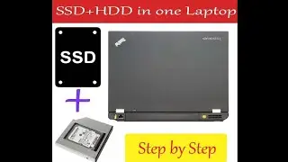 How to Use SSD and HDD together in Laptop | How to install SSD in Laptop in Urdu| How to Upgrade