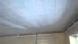 Натяжной потолок в брусовом доме!!!  Подготовка потолка в брусовых домах