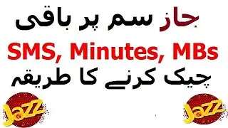 Jazz MBs Check Code | Jazz sms Check Code | Jazz minutes check code 