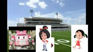 Amber (Robocar Poli) Become A Beferee And Gets Grounded