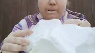 Большие кусочки 😍😋 Мел ГЛОТАЮ 😋