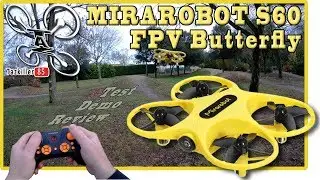 MIRAROBOT S60 FPV Drone Demo Test Review / FOR ABSOLUTE BEGINNERS!