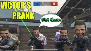 WE DID ONLY VICTOR PRANK ON ENEMIES | VICTOR SQUAD | BGMI