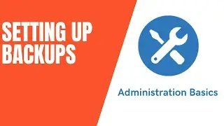 PI System Admin: Basics - Create Backups
