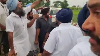 Sukhbir Badal Muktsar ਜ਼ਿਲ੍ਹੇ ਦੇ ਬਾਰਿਸ਼ ਪ੍ਰਭਾਵਿਤ ਇਲਾਕੇ ਦਾ ਜਾਇਜ਼ਾ ਲੈਂਦੇ ਹੋਏ। Heavy Rain, flood like