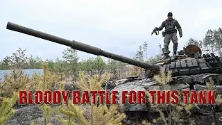 INSANE FIGHT OVER A RUSSIAN TANK USED AS A BUNKER - RUSSIA UKRAINE WAR +18