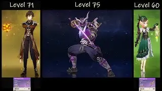 Genshin Impact(𝗔𝗥𝟰𝟱, 𝗪𝗟𝟱): 𝟮𝘃𝘀𝟭 Demo - 𝗭𝗵𝗼𝗻𝗴𝗹𝗶 (Lvl 71) + 𝗘𝗺𝗶𝗹𝗶𝗲 (Lvl 60) vs 𝗠𝗮𝘀𝗮𝗻𝗼𝗿𝗶 (Lvl 75)