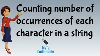 5  Counting Occurrences of characters in string