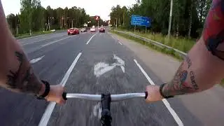 #FixedGear Rybinsk: Проехались по окрестностям бездорожья