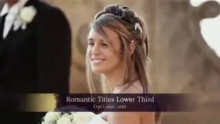 Romantic Titles | After Efects Project Files