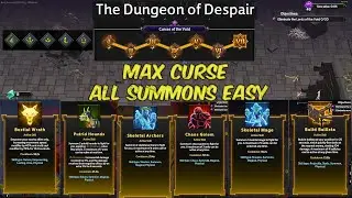 The Dungeon Of Despair Max Curse/Hardest Difficulty, Fast Easy (Soulstone Survivors) no commentary