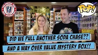 TOYUSA FUNKO POP MYSTERY BOX! WAY OVER VALUE!!! and did we PULL ANOTHER CHASE SODA??!!