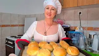 These buns are the most delicious. Hamburger buns. Burger buns recipe. Mila naturist. Kitchen.
