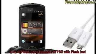 Flash Sony Ericsson WT19i by Tool to Remove Password