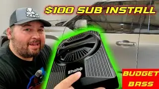 Installing the Cheapest Sub on Amazon in my Tundra! Ehaho 10