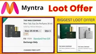 Get ₹599 Perfume FREE 🔥 Myntra The Man Company perfume Loot ✨️Loot Offer Today