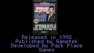 The Home Game - Jeopardy for the Sega Genesis