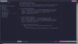 Form Validation and hashing password in Flask | Blog Site