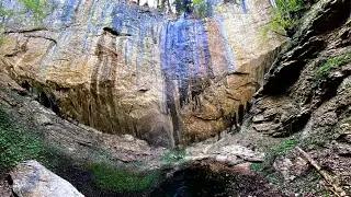 Капустинский водопад в Никитино в АПРЕЛЕ