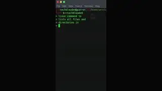 Linux Command To Lists All The Files And Directories From The Working Directory | Linux | 